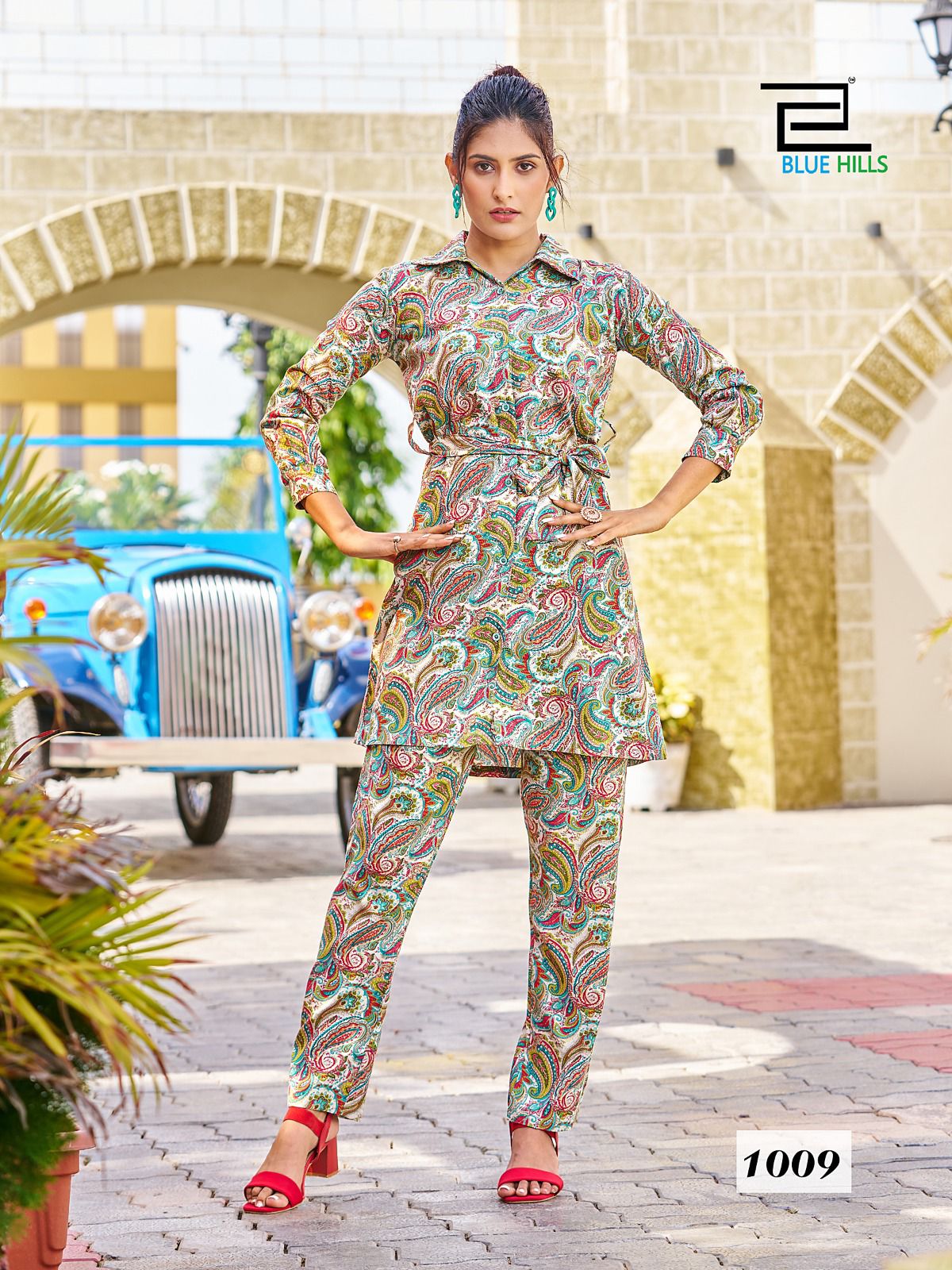 Pretty Girl By Blue Hills Cord Set Kurti With Bottom Catalog
